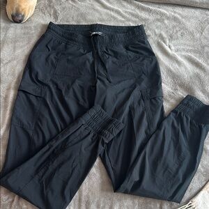 The North Face Black Cargo Pants with Tapered Fit